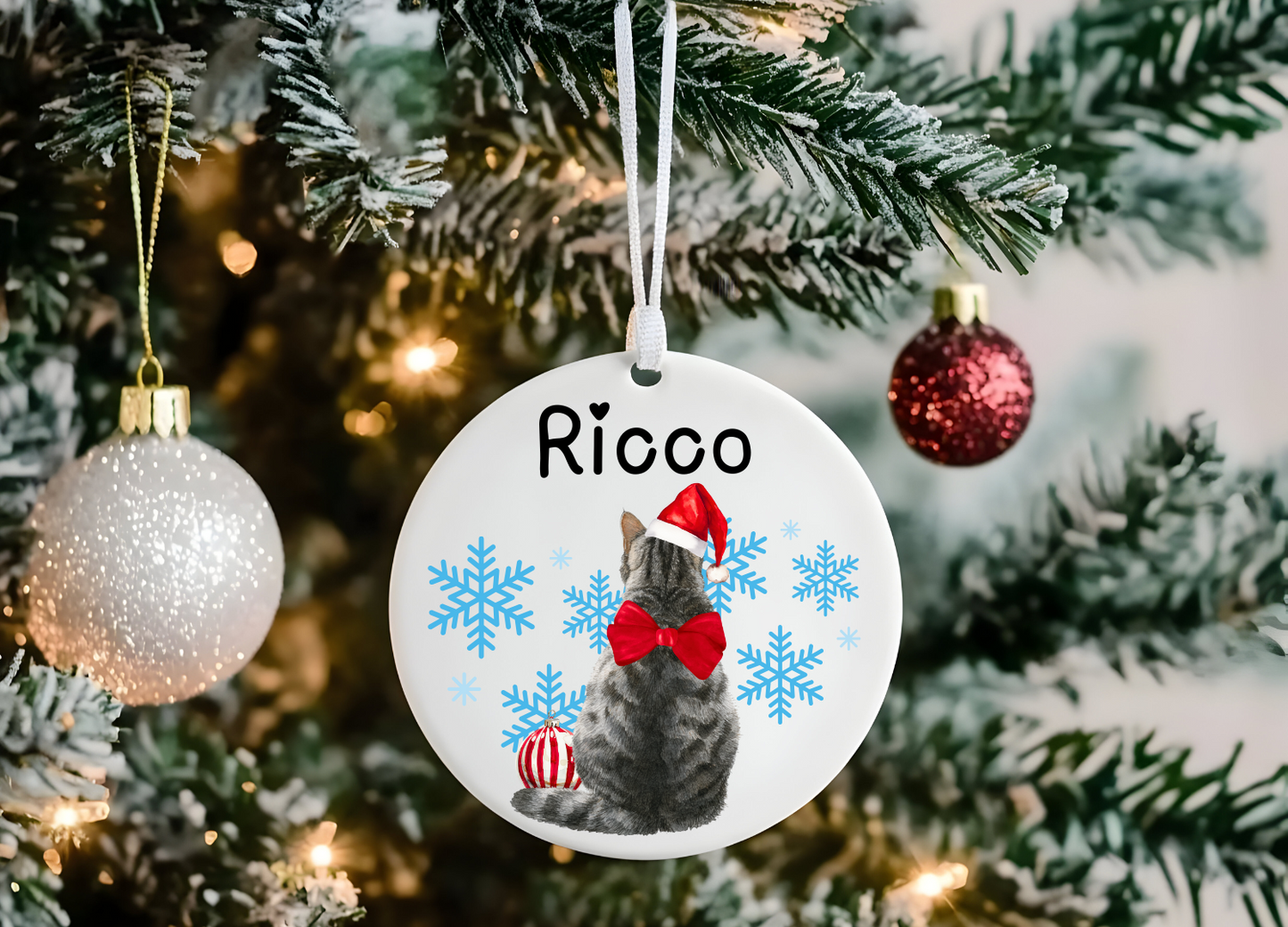 Personalised Cat Bauble
