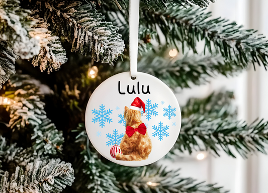 Personalised Cat Bauble