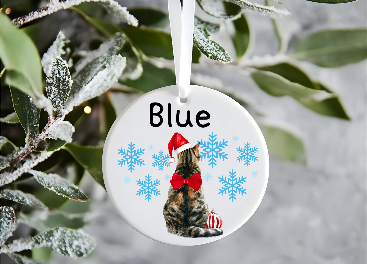 Personalised Cat Bauble