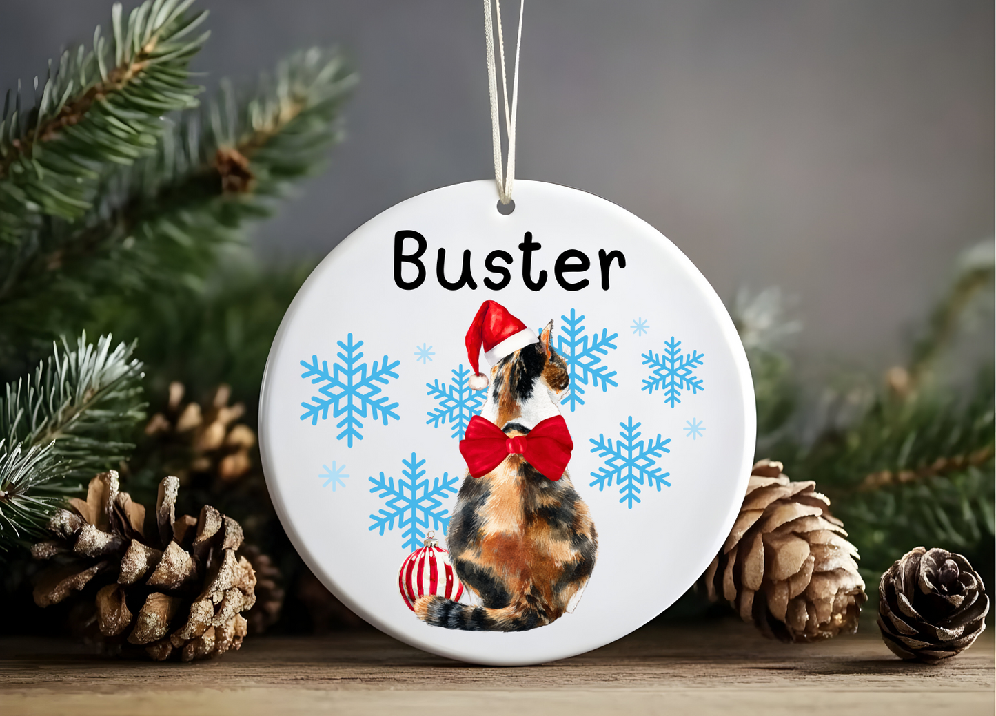 Personalised Cat Bauble