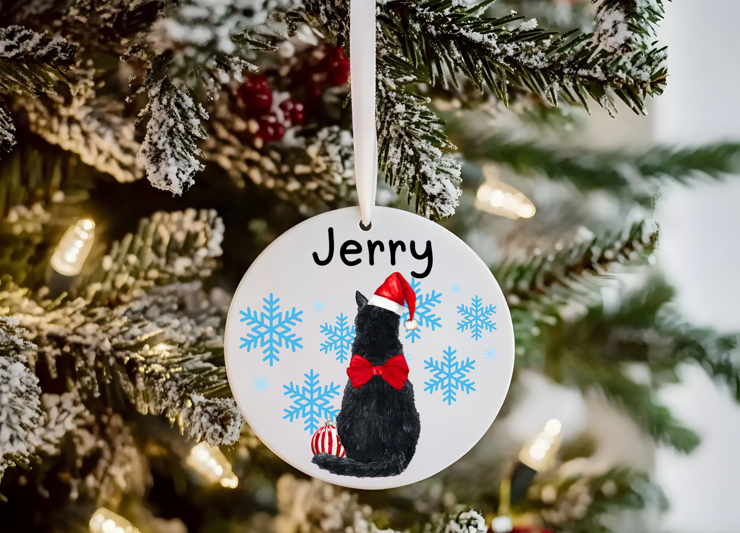 Personalised Cat Bauble
