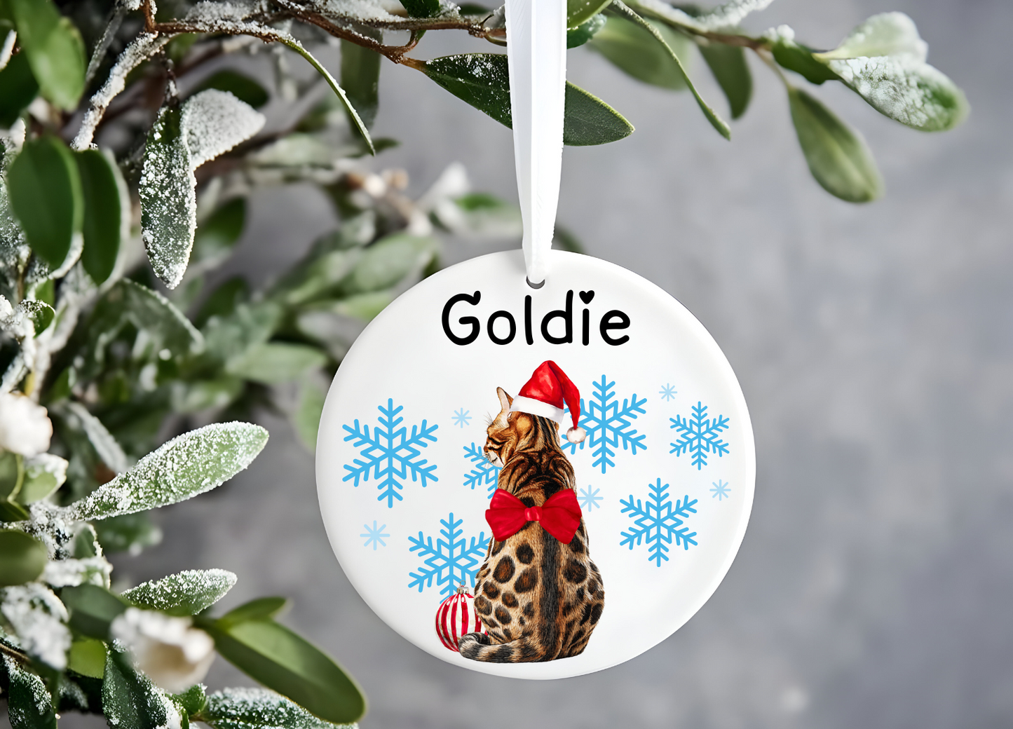 Personalised Cat Bauble