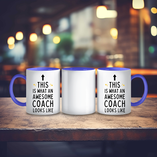This Is What An Awesome Coach Looks Like Mug