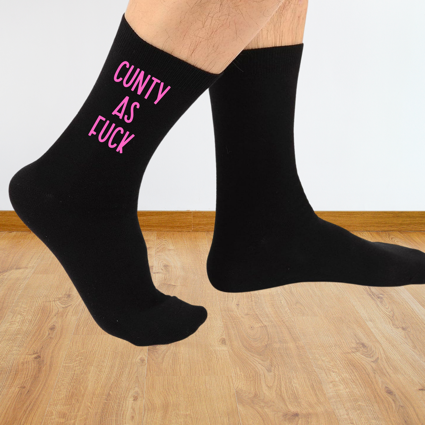 C**ty As F*ck Funny Unisex Printed Socks