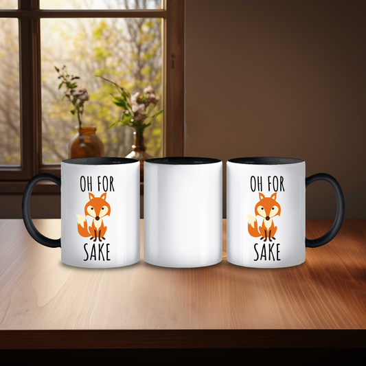 Oh Fox Sake Mug Design 2
