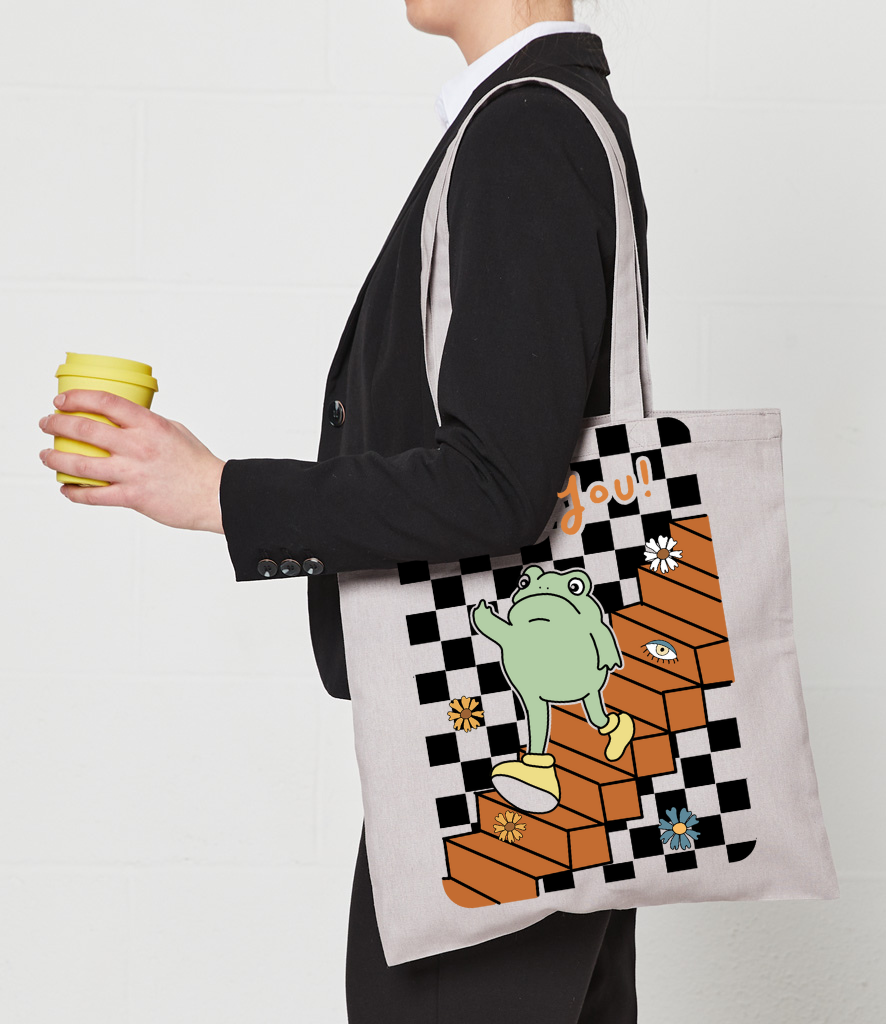 Frog You Tote Bag – Rude Frog with Attitude