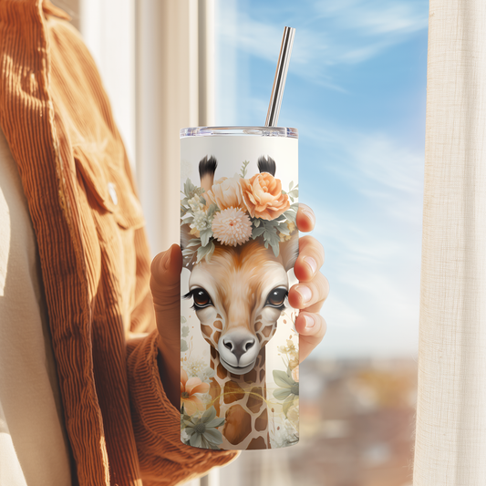 Giraffe Skinny Tumbler