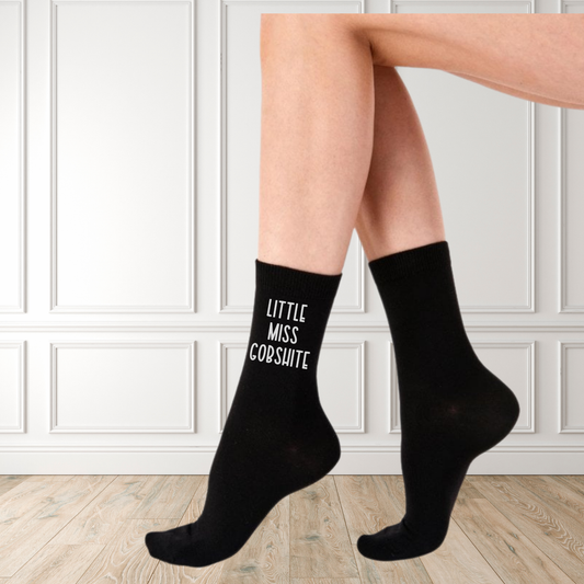 Little Miss Gobsh*te Funny Printed Socks