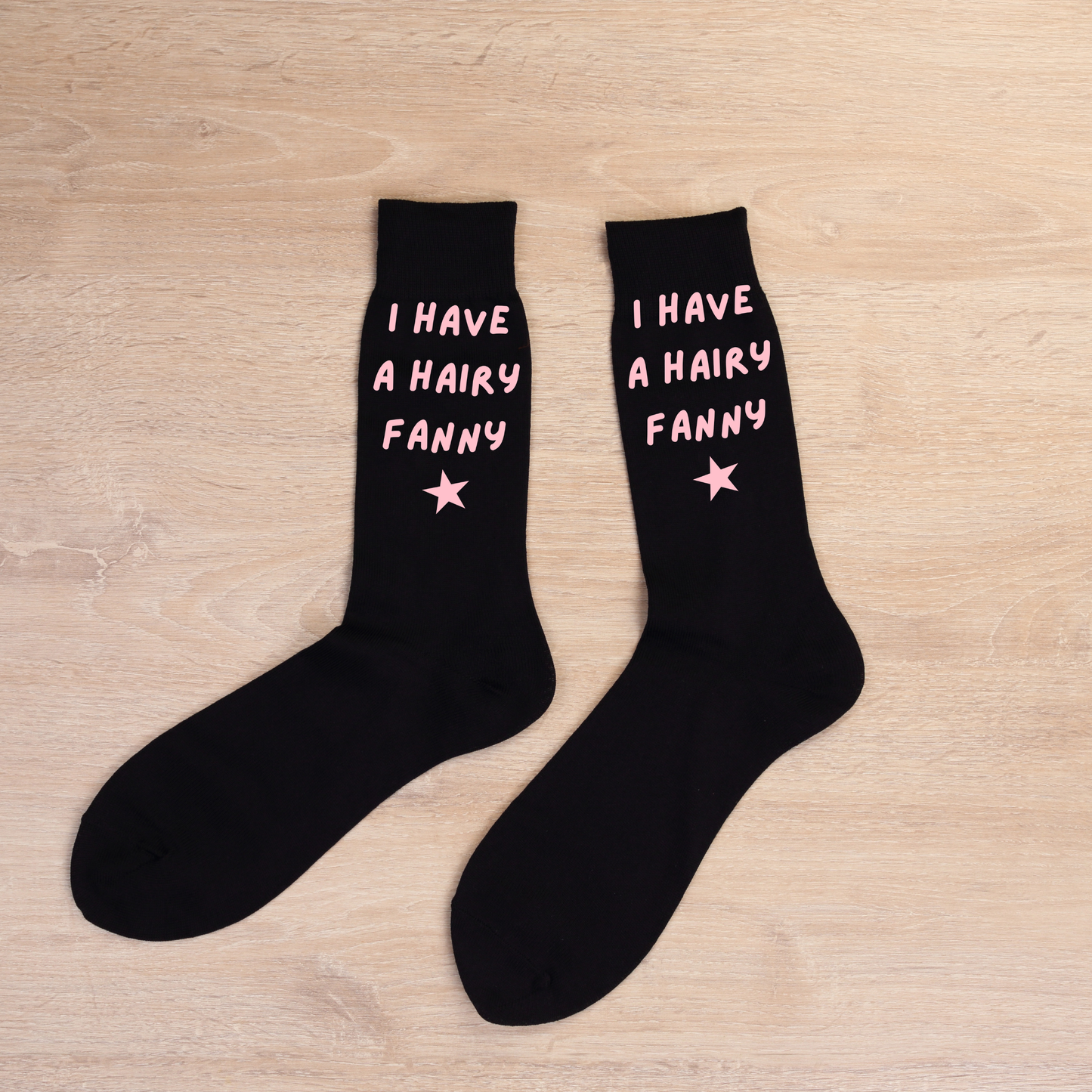 I have a hairy f*nny Funny Printed Socks