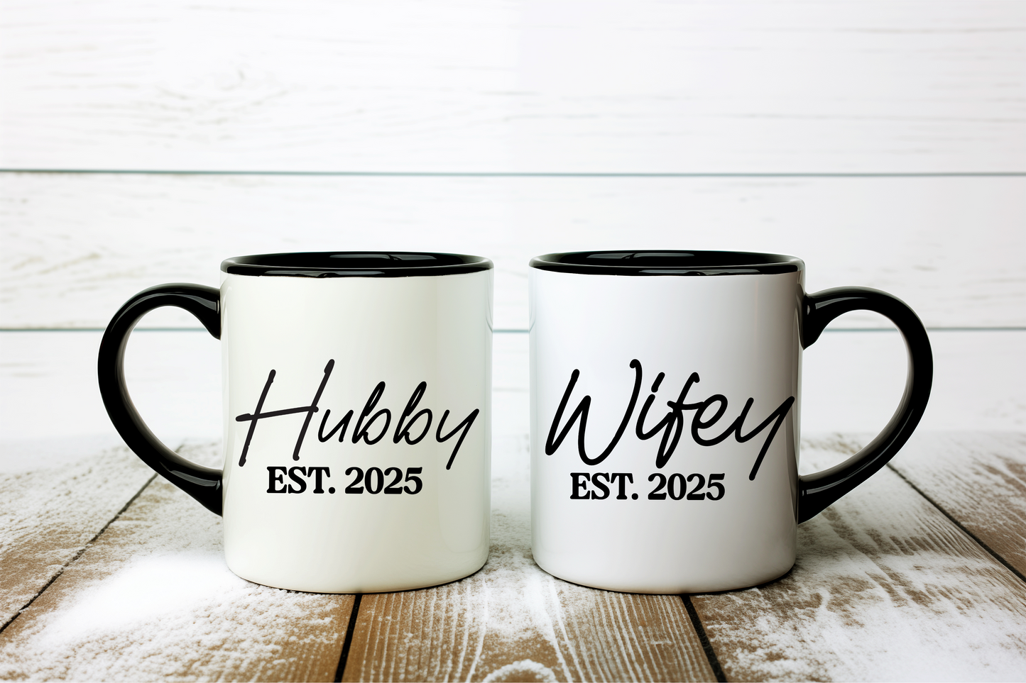 Hubby & Wifey Mug Set