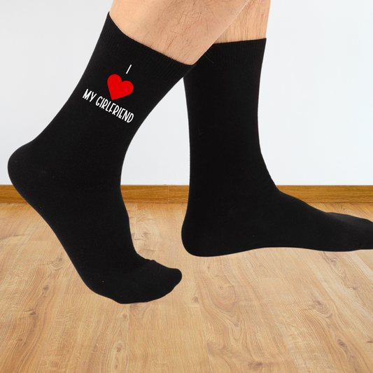 I Love My...Funny Printed Socks