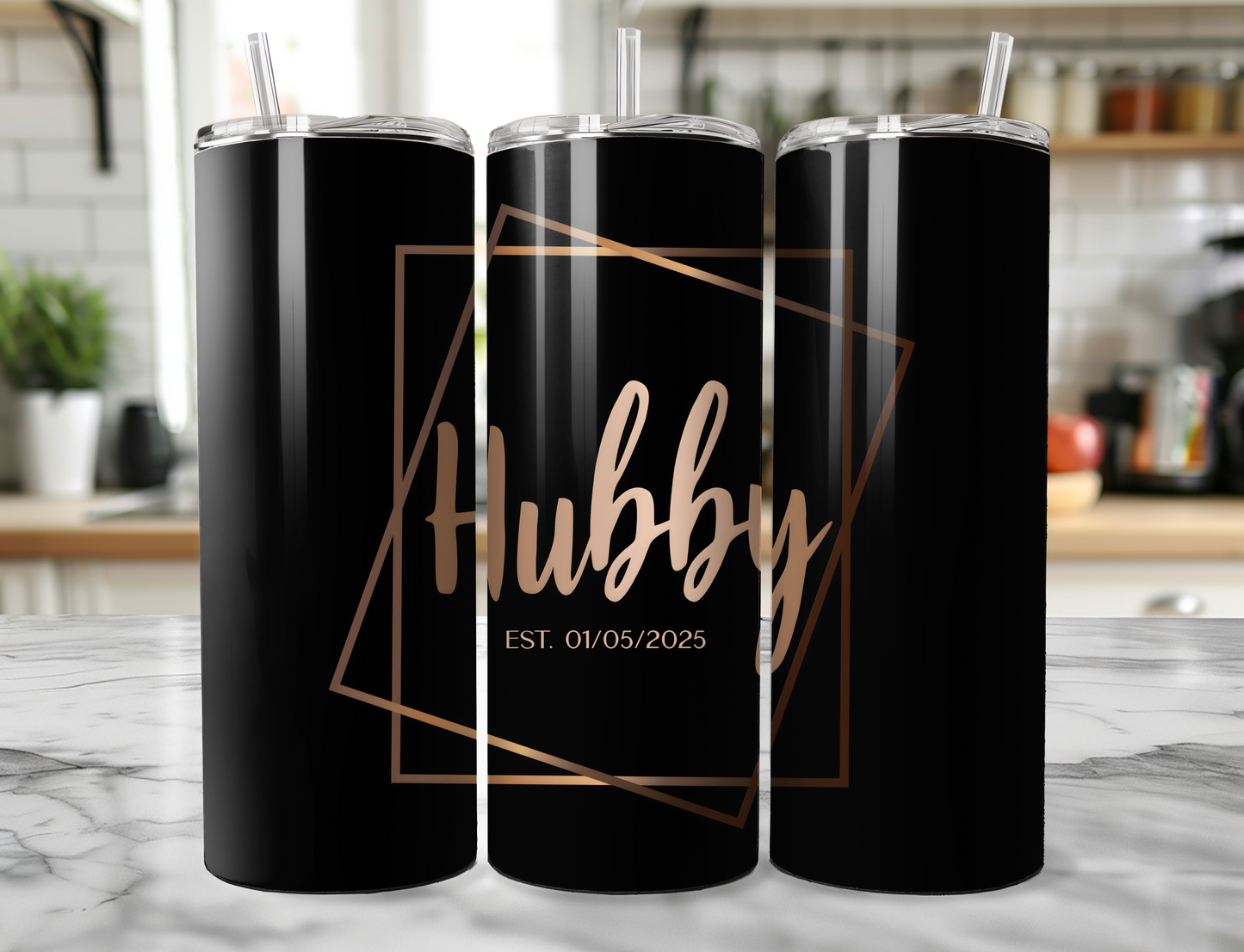 Hubby and Wifey Tumbler Set
