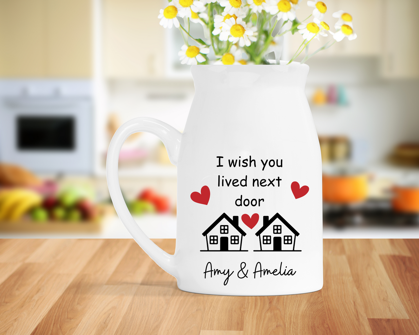Personalised Friends Milk Jug Vase
