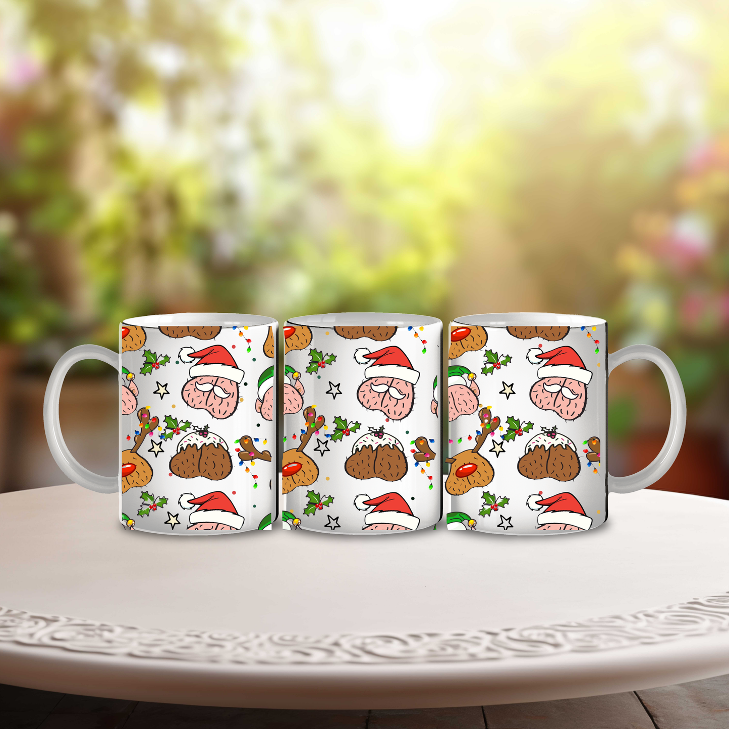 Funny Christmas Nuts Mug