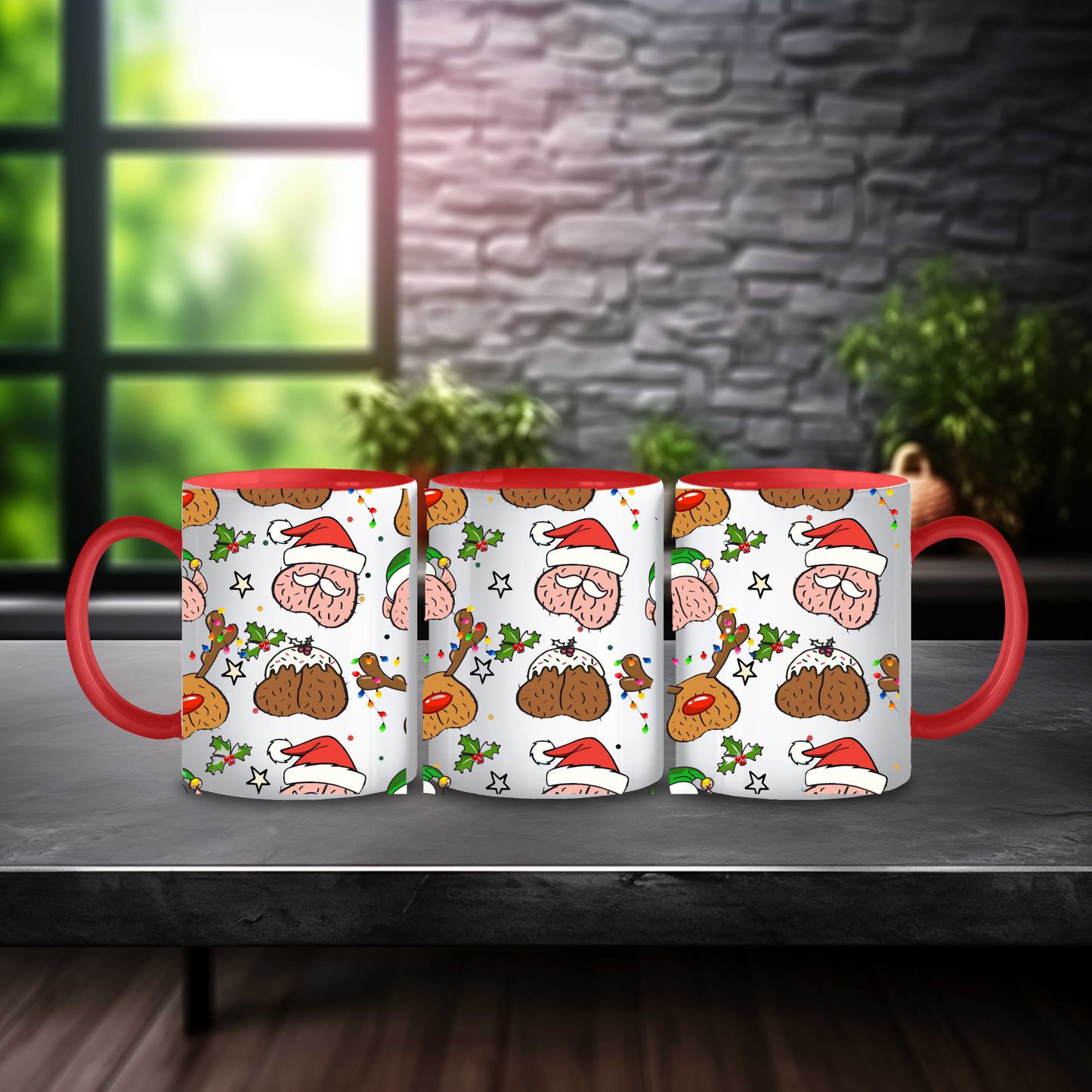 Funny Christmas Nuts Mug