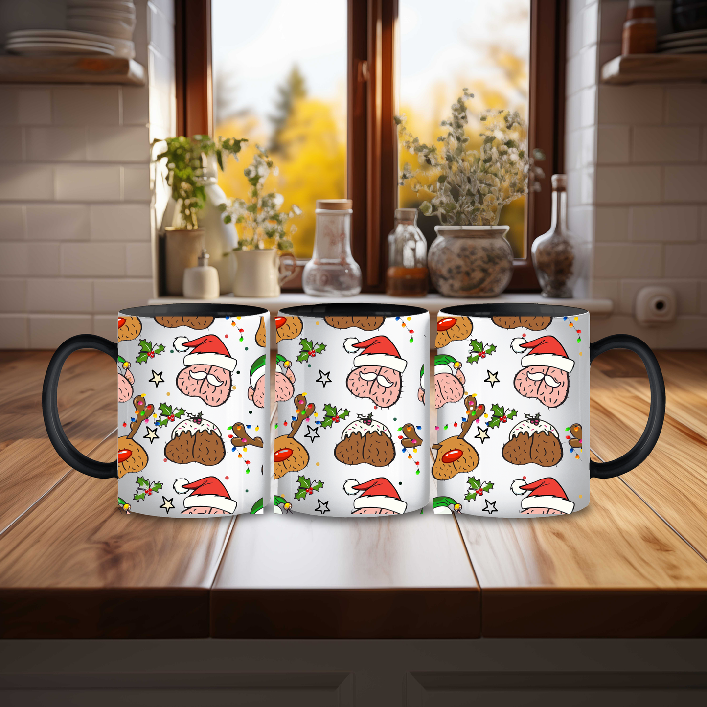 Funny Christmas Nuts Mug