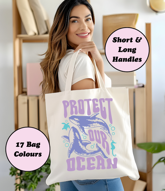 Protect Our Ocean Tote Bag