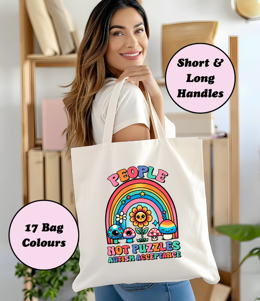 People Not Puzzles Tote Bag