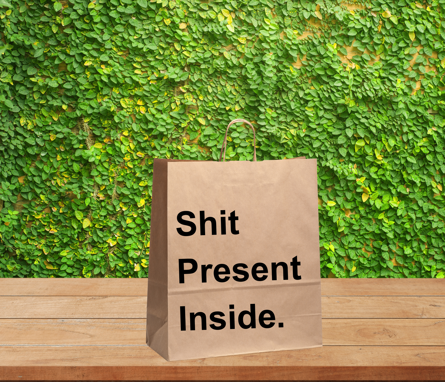 Funny Gift Bag – “Shit Present Inside”