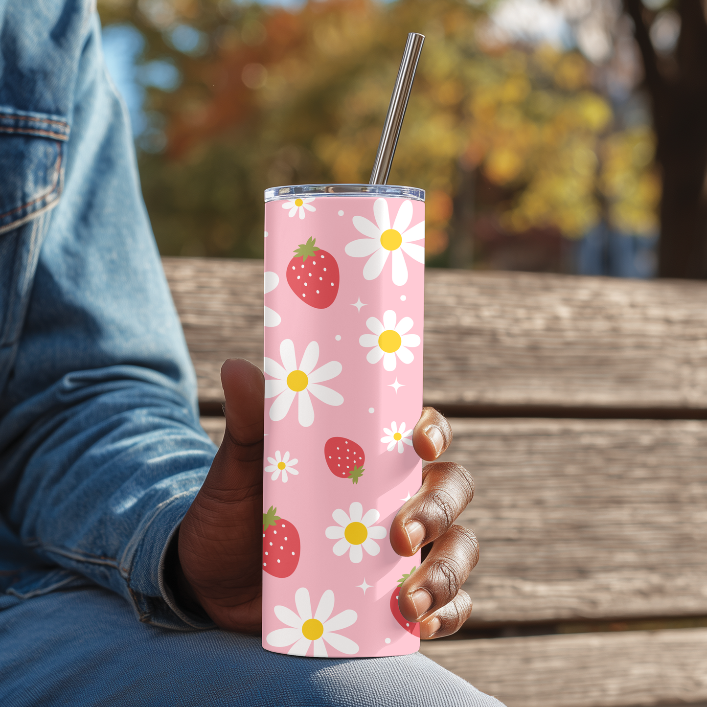 Strawberry Skinny Tumbler