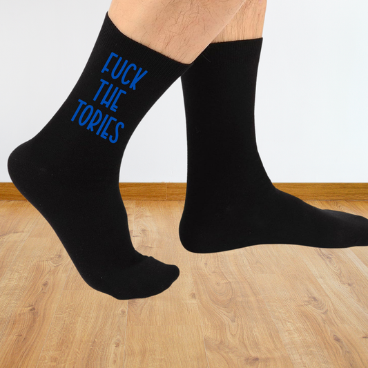 F**k the Tories Funny Unisex Printed Socks