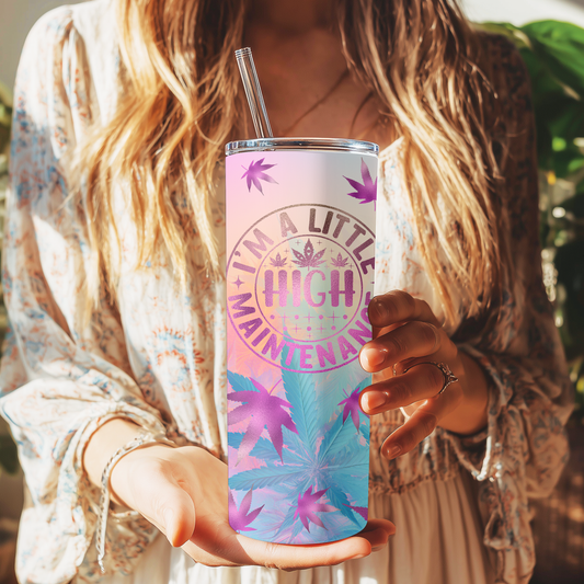 Little High Maintenance Skinny Tumbler