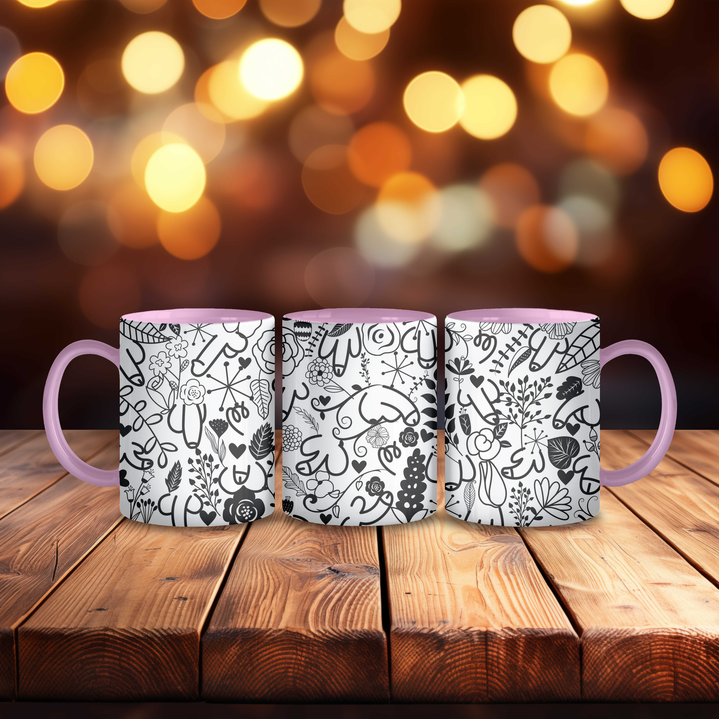 Willy & Flowers Mug