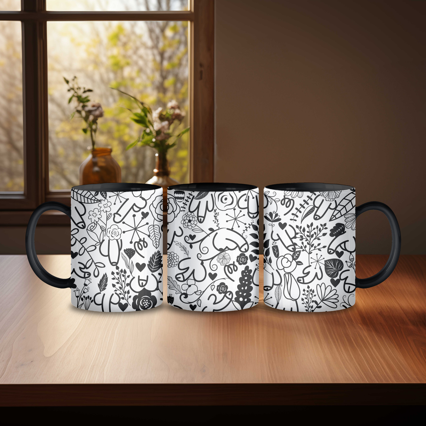Willy & Flowers Mug