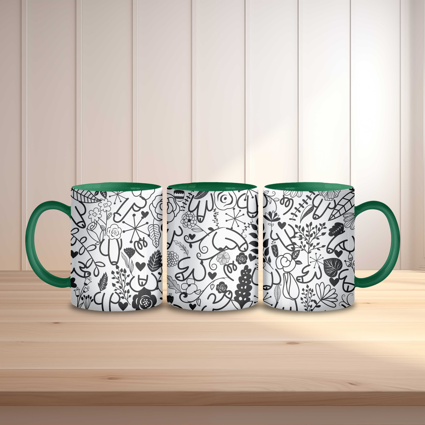 Willy & Flowers Mug
