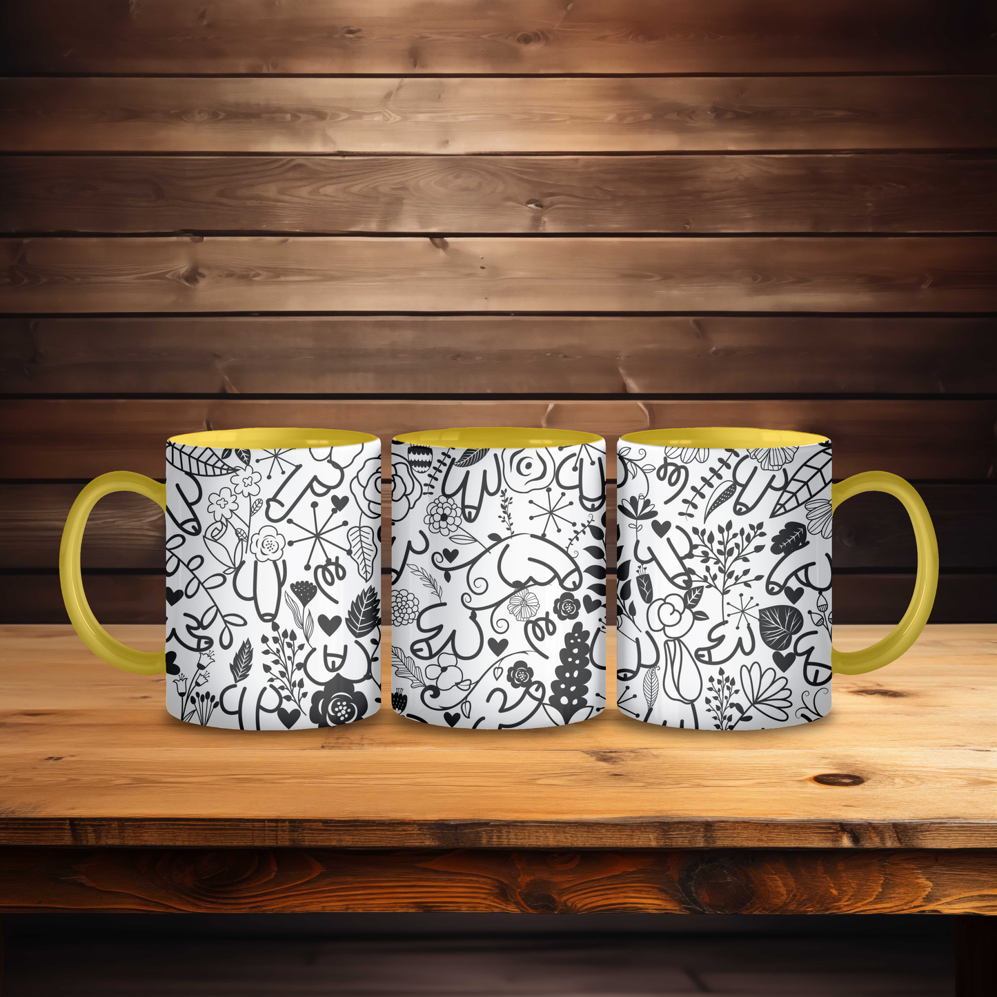 Willy & Flowers Mug