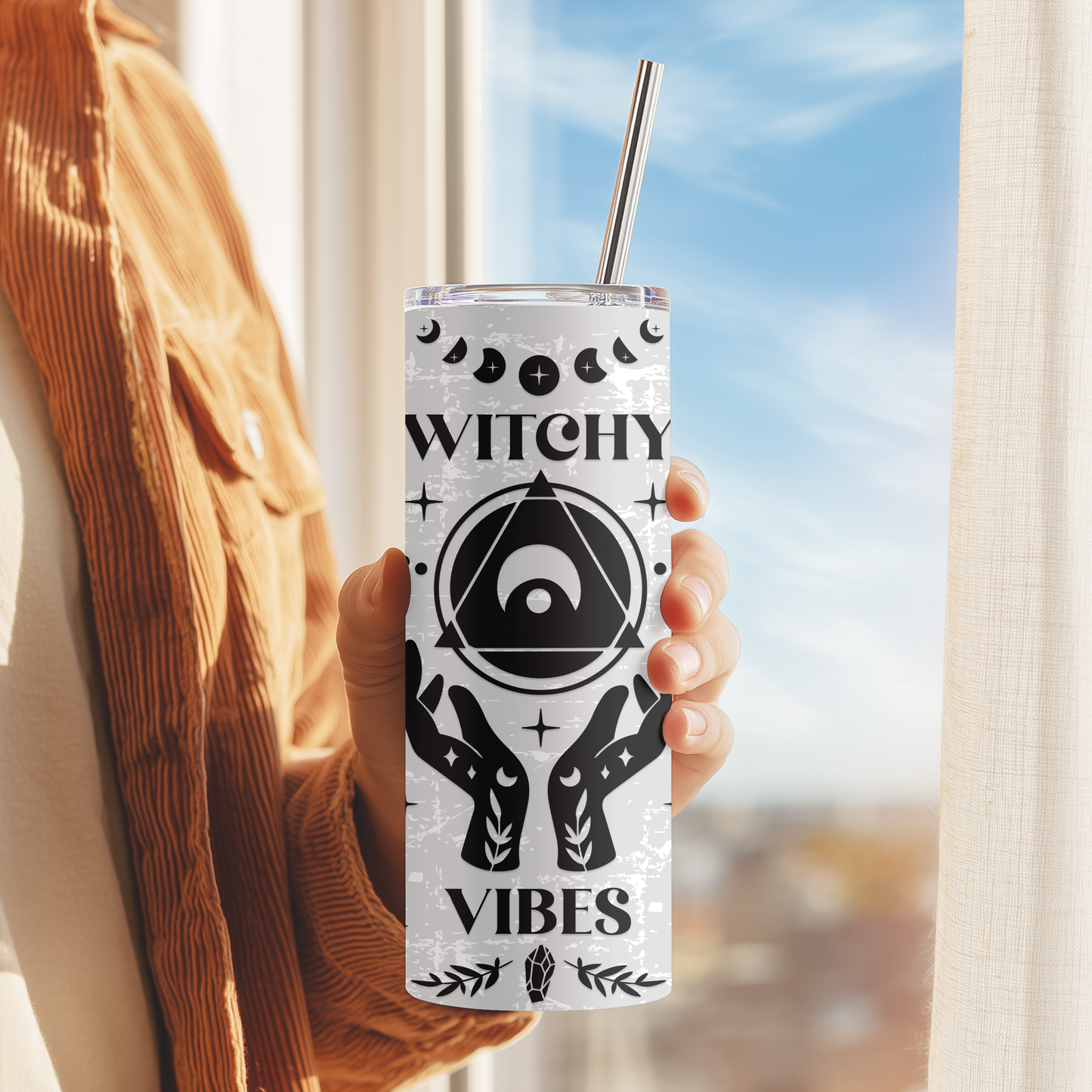 Witchy Vibes Skinny Tumbler