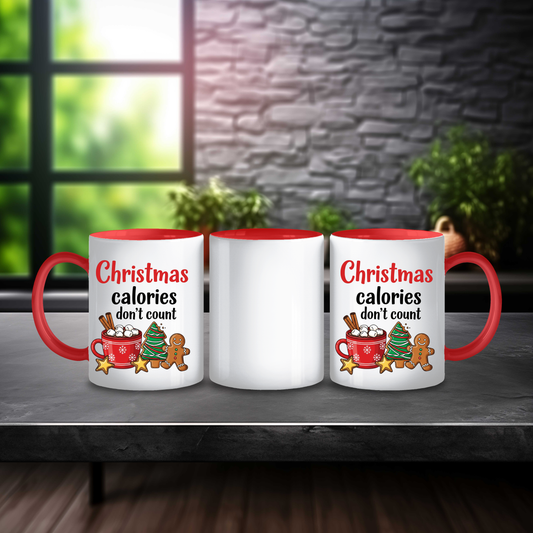 Christmas Calories Don't Count Mug